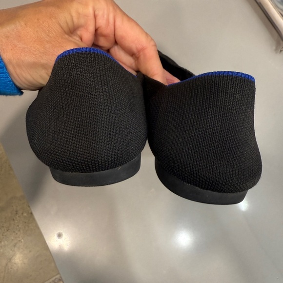 Rothy's Chic Black and Blue Flats - Picture 3 of 3